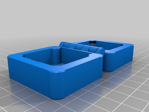 aufklappbare box Magnete v2 - Organisation Ohrstöpsel Pillen 3d print model - Mito3D