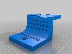 xbox bir duvara monte edin video oyunlar remix 3d print model - Mito3D
