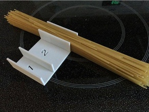 pasta di misura giga aka spaghetti cucina pranzo 3d print model - Mito3D