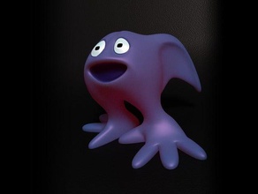lil ozzie brinquedos jogos animais o personagem criatura bonito fantasia assustador escultura 3d print model - Mito3D