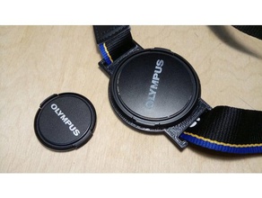 cap lens sahibi 37-58 mm mikro dört üçte kamera kapağı olympus 3d print model - Mito3D