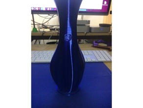 dasmia vaso decoração espiral modo de 3d print model - Mito3D