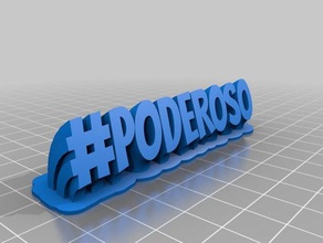 poderoso2 office customized 3d print model - Mito3D