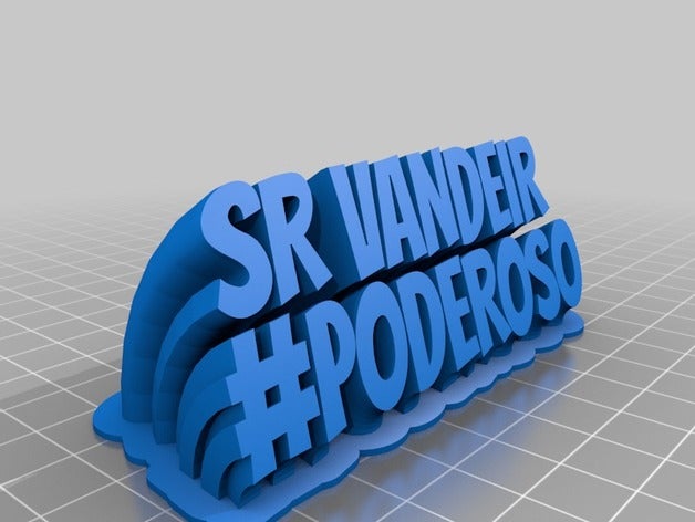 da angústia office personalizado 3D print model - Mito3D