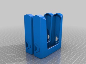 nerf mag holder 3d printer parts 3d print model - Mito3D