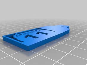 fj keychain 3d printing 3d print model - Mito3D