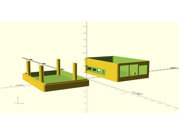 ancora un altro raspberry pi caso yarpic personalizzabile computer Il 2020 estrusione 2040 slot Stampante 3d 4040 creality ender 3 ender3 geeetech a10 v3 a20 a30 polpi octoprint 2 di 4 4b repetier server tinker consiglio vesa vesa100 100 montaggio 3D print model - Mito3D