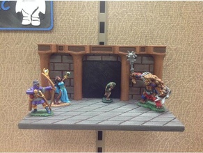 box in miniatura display dungeon i giocattoli giochi 28mm draghi dungeons dragons terreno wargame 3d print model - Mito3D