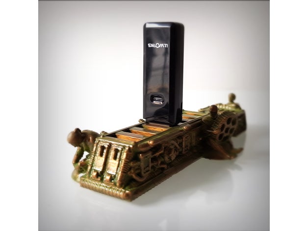 steampunk usb tutucu araçlar 3D print model - Mito3D