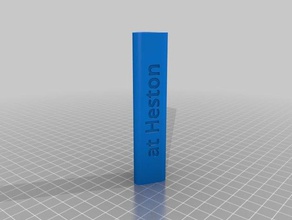 dg mi nombre personalizado de la etiqueta bolsa deporte al aire libre 3d print model - Mito3D