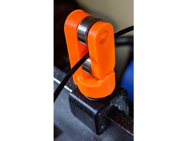 prusa ball bearing filament guide 3d printer accessories i3 mk2 mk3 3D print model - Mito3D