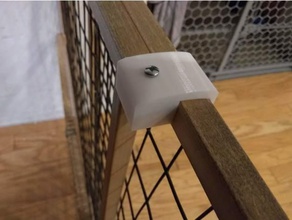 curvo baby gate clip di sostituzione parti pet 3d print model - Mito3D