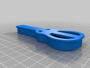 Gitarre-cookie niedlicher Küche Essen cookie cutter 3d print model - Mito3D