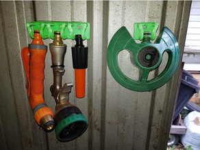 aussie hose connector holder outdoor & garden 3d print model - Mito3D