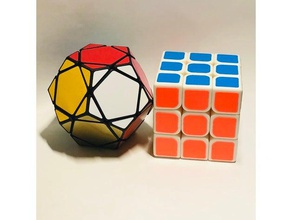 pentultimate puzzles Puzzle en 3d rubiks cube curvas de puzzle 3d print model - Mito3D