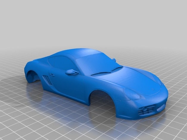 porsche cayman openz 98mm Radstand hobby 3D print model - Mito3D