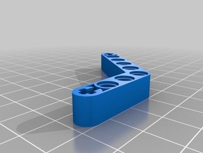 lego Balken 6x4 45 Bau - Spielzeug angepasst 3d print model - Mito3D