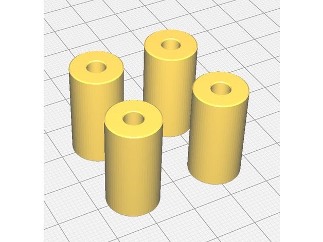 cama espaciadores cr-10s de la familia 3d impresora partes 3D print model - Mito3D