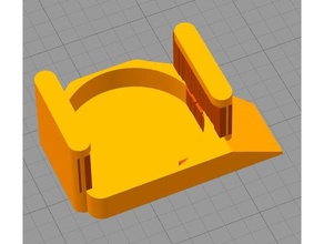 wanhao d6 left fan slide nozzle remix 3d printer parts 3d print model - Mito3D