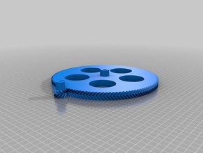özelleştirilmiş parametrik balıksırtı dişli step ekstruderler ayarlayın 3d yazıcı ekstruder 3d print model - Mito3D