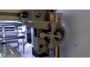 mk7 extruder rotation indicator shaft mount 3d printer extruders visualizer 3d print model - Mito3D
