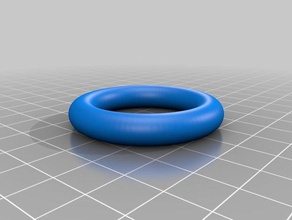 il mio personalizzato parametrico o-ring toro fai da te 3d print model - Mito3D