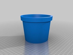 my customized plant pot outdoor garden 3d print model - Mito3D
