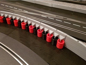 Reifen-Stapel-slotcar track hobby 3d print model - Mito3D