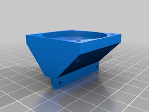 radial axial adaptador 3d de la impresora partes refrigeración ender 3 ventilador 3d print model - Mito3D