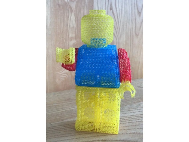 hollow uomo di lego giocattolo gioco accessori 3D print model - Mito3D