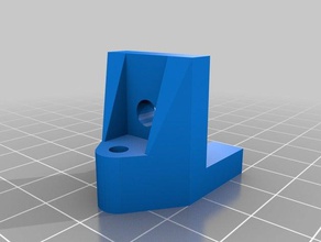 my customized parametric hypercube evolution bed bracket 3d printer parts 3d print model - Mito3D