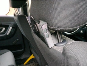 headrest phone holder skoda fabia 2 xiaomi redmi note 5 automotive 3d print model - Mito3D