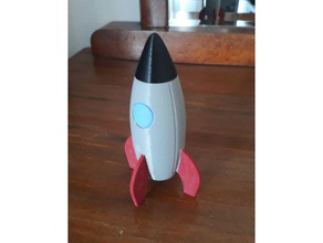 razzo foguete brinquedos jogos 3d print model - Mito3D
