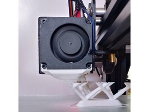 karo ender 3 ventilador de enfriamiento del conducto 3d la impresora partes refrigeración creality parte más fresco 3d print model - Mito3D