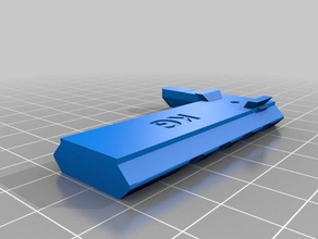 hi-capa rail mount met kocking hendel 3d printing airsoft accesories 3d print model - Mito3D