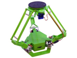 Impressos em 3d delta robô acionado por servo robótica impressora 3d print model - Mito3D