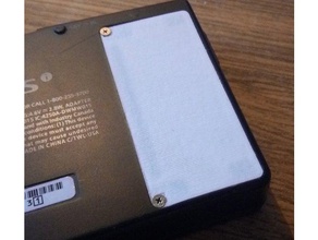 nintendo dsi tampa da bateria de vídeo jogos 3d print model - Mito3D