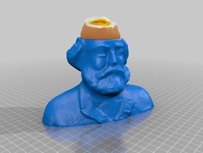 huevo taza de karl marx-disfrutar cocina comedor 3d print model - Mito3D