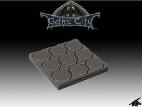 cidade gótica dungeon chão participe do nosso monstro em miniatura patreon edifícios estruturas 3d print model - Mito3D