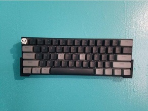 anne pro keyboard wall mount video games 3d print model - Mito3D