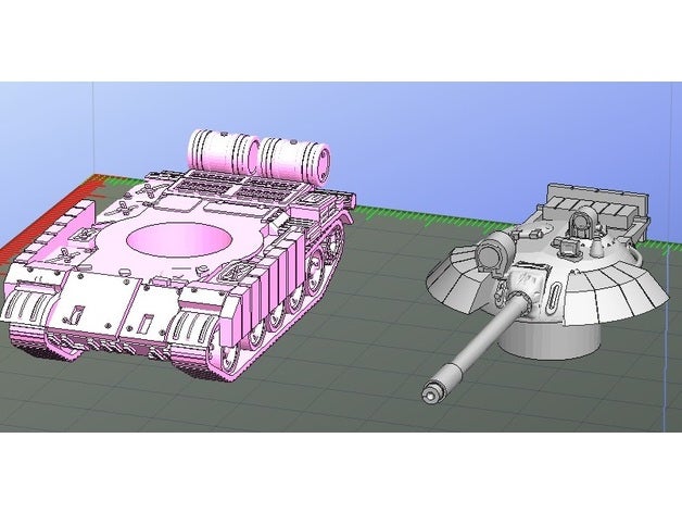 iracheno t55 enigma 100 1200 scala i veicoli di gioco guerra del golfo tavolo mappa 3D print model - Mito3D