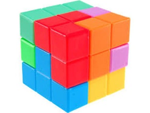 puzzle cube les mathématiques l'art 3d print model - Mito3D