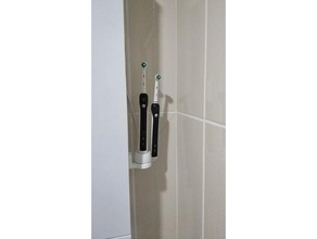 a escova de dentes elétrica stand casa banho 3d print model - Mito3D