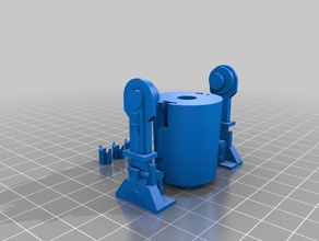 astromech droid corpo pernas v20 3d impressão kenner 3d print model - Mito3D