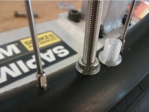 schrader rim presta valve adapter parts bicycle 3d print model - Mito3D