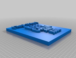 mantenere la calma json i segni loghi 3d print model - Mito3D