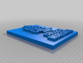 mantenere la calma raccogliere ulteriori dati i segni loghi 3d print model - Mito3D