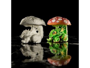 toadystool creatures 3d print model - Mito3D