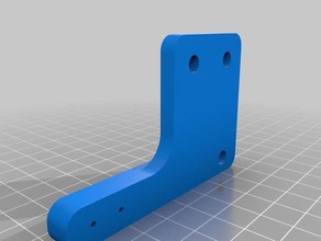 am8 reversed x-axis end stop mount 3d printer parts electronics anet a8 3d print model - Mito3D