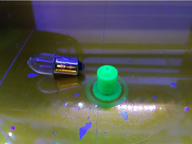 flash light bulb holder electronics flashlight 3D print model - Mito3D